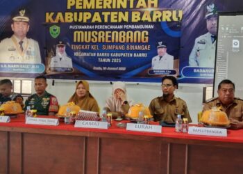 Ini Penekanan Prioritas Camat Barru, di Musrenbang Tingkat Kelurahan Sumpang Binangae