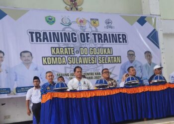 ToT Karate-Do Gojukai se-Sulsel, di Kabupaten Barru. Sekda Andi Syarifuddin Bilang Begini