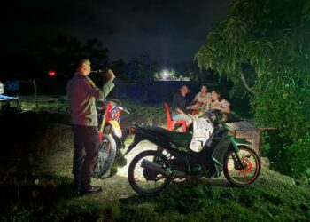 Cegah Gangguan Kamtibmas, Polres Sidrap Tingkatkan Patroli Akhir Pekan