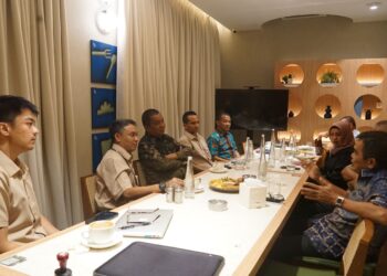 Penjabat Bupati Sidrap Beraudiensi dengan Askrida Syariah Makassar