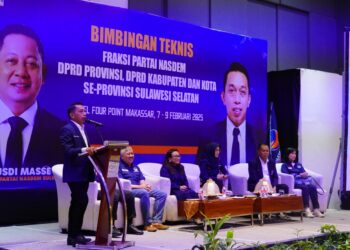 Perkuat Sinergi Legislatif dan Eksekutif Menyambut Tantangan Politik 2025, NasDem Sulsel Gelar Konsolidasi