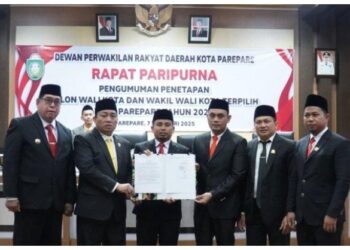 DPRD Tetapkan Tasming – Hermanto Walikota dan Wakil Walikota Parepare
