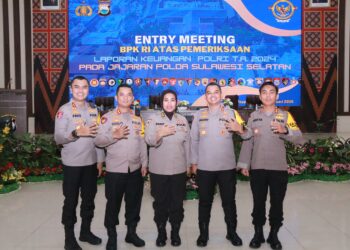 Polda Sulsel dan BPK RI Adakan Entry Meeting, Kapolres Sidrap Tegaskan Komitmen Akuntabilitas