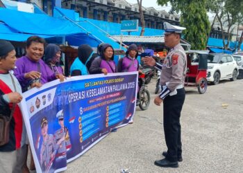 Hari Pertama Operasi Keselamatan 2025, Polres Sidrap Gencarkan Sosialisasi Tertib Lalu Lintas