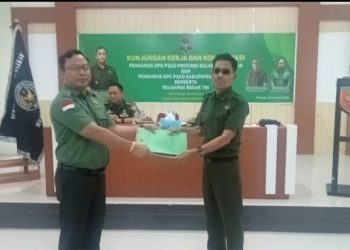 Konsolidasi dan Kunker Ketua P3AD Sulsel. Dandim 1421/Pangkep Bilang Begini