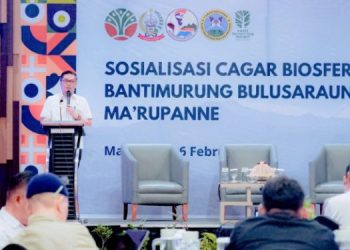 Wabup Abustan Buka Sosialisasi Cagar Biosfer Bantimurung Bulusaraung Ma’rupanne, di Makassar