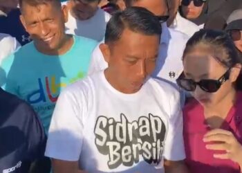 Ikut Ramaikan CFD, Bupati Sidrap Terpilih Dikerumuni Warga: Rebutan Minta Swafoto