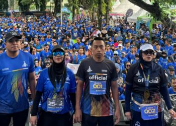 Bersama Penjabat Bupati, Syaharuddin Alrif Lepas Peserta Rappang Run 2025