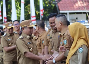 Pembina Apel Perdana, Walikota Parepare Tasming Hamid : Maksimalkan Pelayanan Kepada Masyarakat