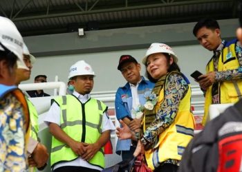Wali Kota Tasming Sambut Dirjen Cipta Karya Kementerian PUPR, di Stadion BJ Habibie Parepare