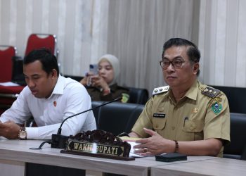 Wabup Barru Abustan Bersama Mendagri, Rakor Pengendalian Inflasi