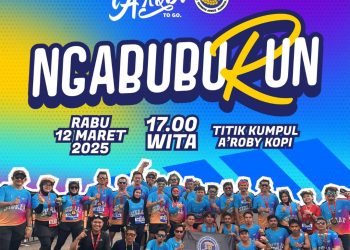 Kerja Sama Kopi A’Robi, Sidrap Runners Gelar NgabubuRUN