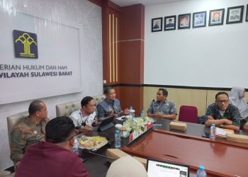 Kabag Persidangan DPRD Sulawesi Barat Hadiri Rapat, di Kanwil Kemenkumham Sulbar