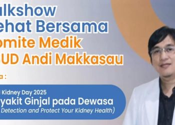 Deteksi Dini Penyakit Ginjal, Akan Dibahas di Talkshow Komite Medik RSUD Andi Makkasau Parepare
