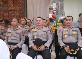 Kapolres Sidrap Hadiri Serah Terima Jabatan Kapolda Sulsel, Sambut Irjen Pol. Rusdi Hartono