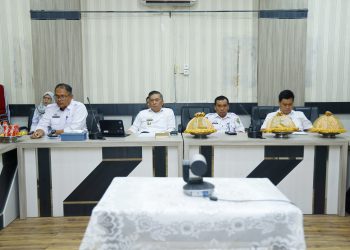 Wabup Abustan Ikut Rakor Zoom Meeting Bersama Wagub Sulsel, Ini Yang Dibahas