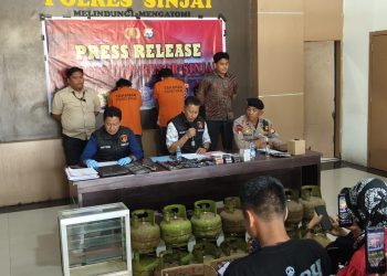Polres Sinjai Release Ungkap Kasus Pencurian di 9 Titik, Pelaku dan Penadah Diamankan