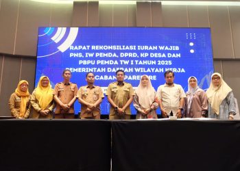 Wujudkan Data Akurat, Penjabat Sekda Sidrap Hadiri Rekonsiliasi Iuran Wajib BPJS Kesehatan