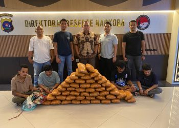 Polisi Gagalkan Peredaran 47 Kg Ganja di Sumbar, 4 Tersangka Ditangkap