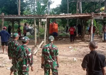 Baznas Enrekang Kolaborasi TNI dan Pemerintah, Bedah Rumah di Dusun Kaju Bulo