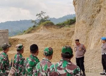 Polres Enrekang dan TNI Kawal Eksekusi Lahan Sesuai Putusan PN, di Sitarruk