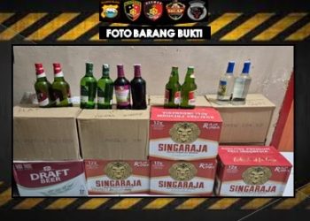 Operasi Pekat Digelar, Polres Sidrap Ungkap Peredaran Miras Tanpa Izin