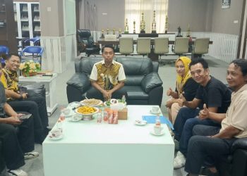 Jelang Konferensi PWI Sidrap, Panitia Konferkab Silaturahmi ke Bupati Syaharuddin Alrif