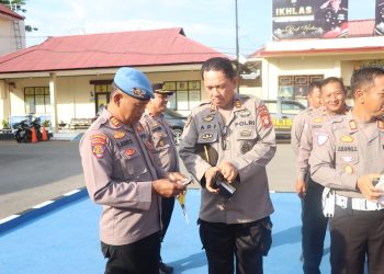 Pastikan Personel Tertib, Sipropam Polres Sidrap Gelar Pemeriksaan Gaktibplin