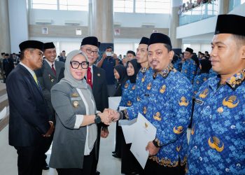 Serahkan SK ASN dan PPPK Barru. Pentingnya Integritas, Profesionalitas Kata Bupati Andi Ina