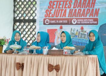 TP PKK Sidrap Inisiasi Donor Sukarela, 67 Kantong Darah Terkumpul