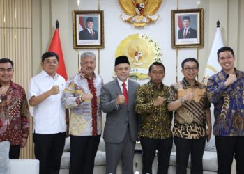 Syaharuddin Alrif Temui Wakil Ketua DPD RI Tamsil Linrung