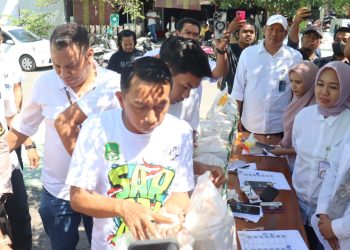 Bupati Sidrap Launching Penyaluran Bantuan Pangan Beras 2025