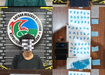 Satres Narkoba Polres Sidrap Amankan 3 Terduga Pelaku Pengedar Ekstasi dan Sabu