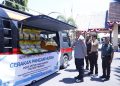 Launching GPM Serentak di Seluruh Indonesia, Kapolres Pinrang Tinjau Langsung Lokasi Penjualan