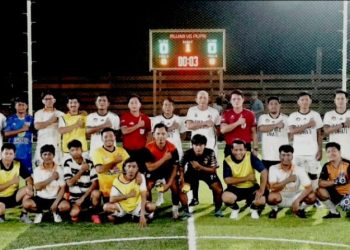 Gubernur Zainal Arifin Iringi Doa Bersama, Resmikan Lapangan Sepakbola Mini Aryyaguna Tanjung Selor