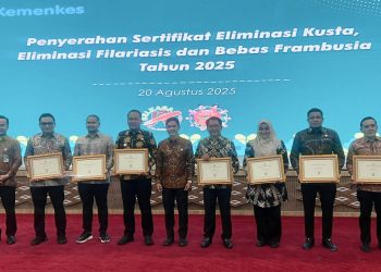 Sidrap Terima Sertifikat Eliminasi Filariasis dari Kemenkes