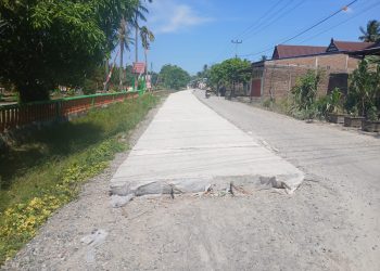 Proyek Rabat Beton di Lingkungan Cacabala Pekkabata, Warga Nyatakan Puas
