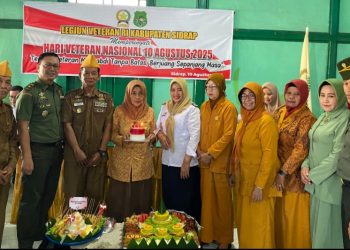 Wabup Sidrap Anjangsana ke LVRI Jelang HUT ke-80 RI