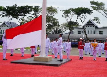 Upacara Detik-Detik Proklamasi Khidmat dan Lancar, Bupati Syaharuddin: Mantap!
