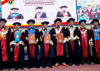 Gubernur Kaltara dan Sejumlah Alumni SMANSA Hadiri Pengukuhan Guru Besar Prof. Dr. Anas Iswanto Anwar, SE, MA