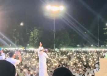 1 Muharram Parepare Dibalut Berkah : Salawat Menggema, Das’ad Latif di Tengah Lautan Jemaah Tablik Akbar