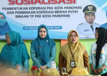 Tim Penggerak PKK Parepare Siap Kembangkan Koperasi Sehat, Kuat, dan Berdaya Saing