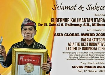 Untuk Ketiga Kalinya Gubernur Kaltara Raih Penghargaan Asia Global Awards, Ini Kategorinya