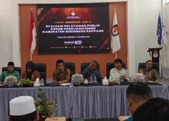 Bahas Evaluasi Pelayanan Publik, KPU Sidrap Gelar Forum Komunikasi Bersama Berbagai Elemen Masyarakat