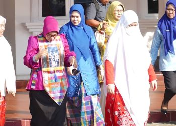 Ketua PKK Parepare Andi Arfiah Tasming Ikut Meriahkan Jambore PKK Sulsel 2025, di Bone