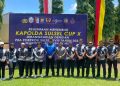 Kapolres Pinrang Turut Menembak Cepat, di Kejuaraan Menembak Kapolda Sulsel Cup ke-X, di Makassar