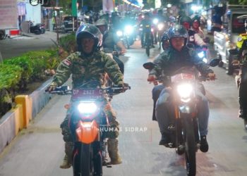 Patroli Skala Besar, Forkopimda Sidrap Keliling Pastikan Situasi Aman