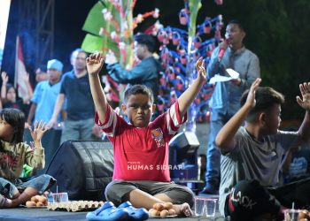 Seru, Lomba Makan Telur Ramaikan Saromase UMKM Fest 2025