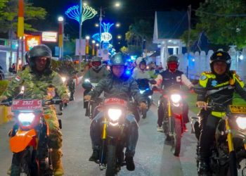 Gelar Patroli Gabungan, Fantry: Kolaborasi Pemkab Sidrap Menjaga Kamtibmas