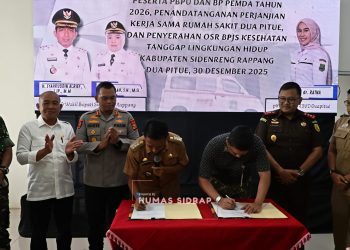 Pemkab Sidrap–BPJS Kesehatan Teken MoU, Awal 2026 RSUD Dua Pitue Layani JKN